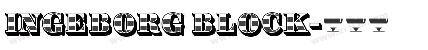 Ingeborg Block字体转换